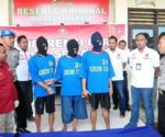 Tiga pencuri emas yang berhasil dibekuk tim gabungan Anggota Unit Reskrim Polsek Bandungan dan Sat Reskrim Polres Semarang