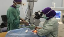 Tindakan keratoplasty oleh dr Nika Bellarinatasari, Sp.M di Sultan Agung Eye Center